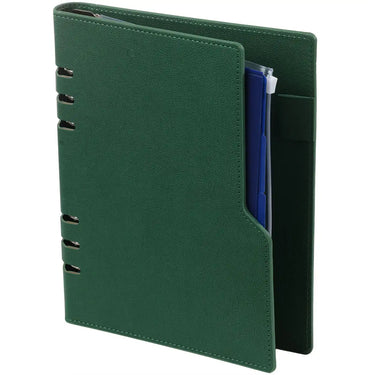 1016-19 A5 Refillable 6 Ring Planner Green